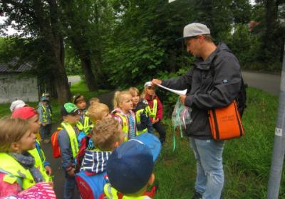 Beginn Schnitzeljagd